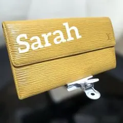 17☆美品♪ エピ☆シンプル長財布☆ポルトフォイユ・サラ☆イエロー