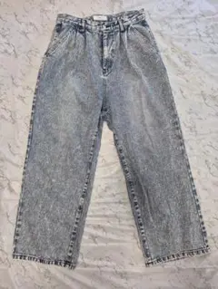 ADRER アドラー ワイドデニム アシッド加工 メンズMのサムネイル