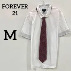 【FOREVER 21】半袖シャツ ネクタイ コーデセット シティーボーイ Mのサムネイル