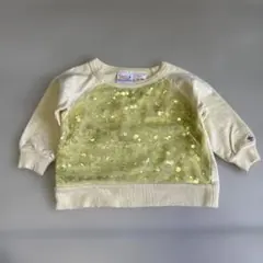 匿名⭐️ Truly Scrumptiousスパンコール トレーナー イエロー80