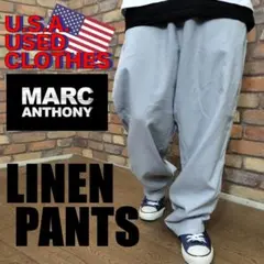 PC1-886【USA買付 マークアンソニー】美シルエット リネンパンツ