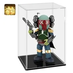★アクリルケース フィギュアケース 透明 アクリル 台座黒 25×25×30のサムネイル