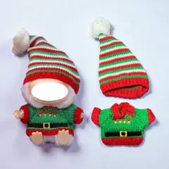 ラブブ 洋服【クリスマスハット＆セーター2点セット＋保護カバー付き】