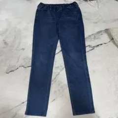 UNIQLO ヒートテック　キッズ　長ズボン　ストレッチ　デニム　150センチ