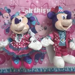 ミニー ファンダーランド ミニー ミッキー ぬいぐるみバッジ セット