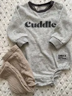 ロンパースとレギンスセット　80