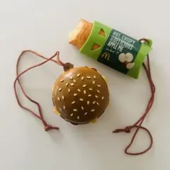 ［匿名配送］マクドナルド ハンバーガー アップルパイ ミニチュア 2種セット