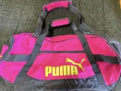 PUMA ボストンバッグ ピンク/グレーのサムネイル