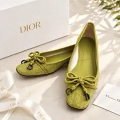 【正規品】Dior ディオール ミスディオール オブリュック バレエシューズのサムネイル