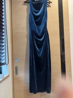 ZARA ダークブルー キャミワンピース Sサイズ