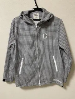 LuzeSombra チェック柄 フード付きコットンジャケット Mサイズ