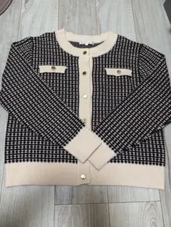 grove 長袖カーディガン Lサイズ チェック柄