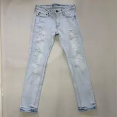 VOGUISH ボーギッシュ ダメージジーンズ XL デニムパンツ レディースのサムネイル