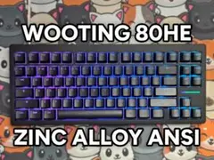 Wooting 80HE Zinc Alloy Black ＋ TTC POM