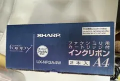新品　SHARP Fappy インクリボン UX-NR3A4W 2本入り