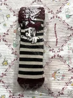 【千趣会】秋冬用ディズニーストライプソックス 23～25cm