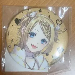 鏡音リン　缶バッジ 楽コレ鏡音リン・レン Happy 14th Birthday