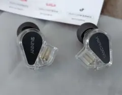 TANCHIJIM BANNYイヤホン35mm未使 箱+マイク付リケーブル2回使のサムネイル