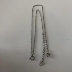 Dior Dロゴ　シルバーネックレス