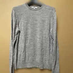 UNIQLO グレー 長袖セーター Lサイズ毛100