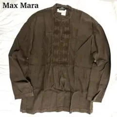 美品 Max Mara Weekend リネン コットン エスニック ブラウスのサムネイル