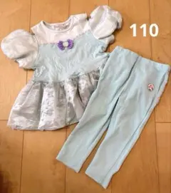 petit main♡アリエル♡チュニックレギンスセット♡110cmのサムネイル
