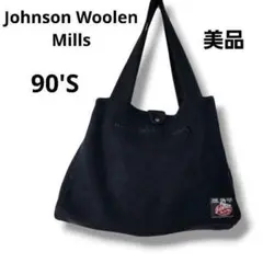 USA製 Johnson Woolen Mills ウールトートバッグ ネイビー
