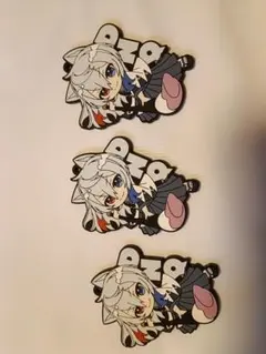 どぬく ラバーキーホルダー 3個セット