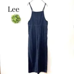 Lee リー【XS】デニムサロペット 薄手　インディゴブルー　コットンのサムネイル