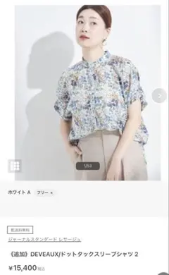 2026年最新】レサージュ タックスリーブシャツの人気アイテム - メルカリ