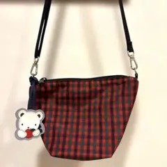 familiar ファミリア ポシェット 黒系ファミリアチェック - メルカリ