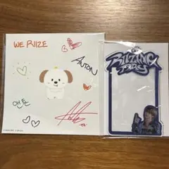 RIIZE Anton フォトカードスリーブ・クリアステッカーセット