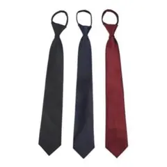ネクタイ 3本セット ファスナー式 ビジネス 紳士 結婚式 入学式 卒業式