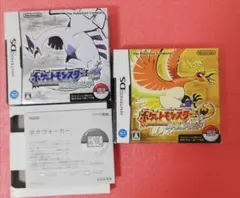 【箱のみ、難あり】ポケットモンスターソウルシルバー ハートゴールド外箱のみ