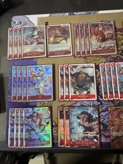 メルカリ便 赤エース　リーダーパラレル デッキ ルフィ ニューゲートSR ワンピースカード 赤エース デッキ リーダーパラレル プロモエース
