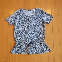 KEITH 花柄 半袖Tシャツ ウエスト紐リボン付きのサムネイル
