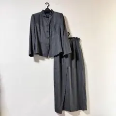 レリアン　グレー スーツ スカートセットアップ　9サイズ 日本製