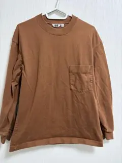 UNIQLO U ブラウン 長袖カットソー S