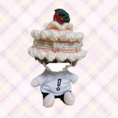 ぬいぐるみ ぬい服 ショートケーキ帽子