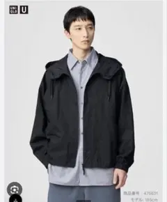 ユニクロU フーデッドブルゾン　Sサイズ