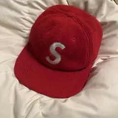 Supreme Terry S Logo 6-Panel 赤　パイル　キャップ Supreme Terry S Logo 6-Panel 赤 パイル キャップ - メルカリ