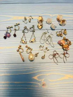 イヤリング 12点まとめ売り レディースアクセサリー 大量セット ゴールド系