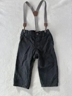 H&M サスペンダー付き　ボトムス　サイズ74