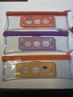ちいかわ　ビニールペンポーチ 3点セット キャンドゥ