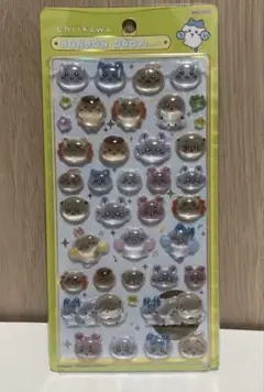ボンボンドロップシール　ちいかわ　みんなニコニコ
