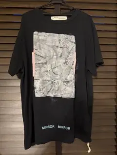 【難アリ】OFF-WHITE MIRROR MIRROR Tシャツ Lサイズ