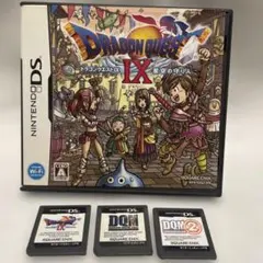 動作確認済★DSソフト「ドラゴンクエストIX 星空の守り人」他・３本セット