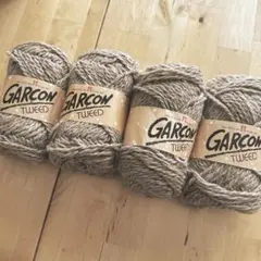 ハマナカ　ギャルソンツィード　ウール55%アクリル45% 50g 4玉