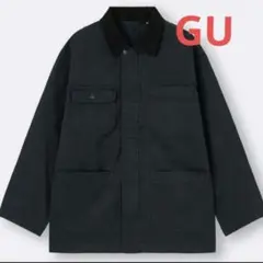 完売品　GU カバーオールジャケット ブラック XL　新品未使用タグ付き　XL
