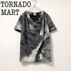 TORNADO MART タイダイ ドレープ 半袖 カットソー グレー y2kのサムネイル